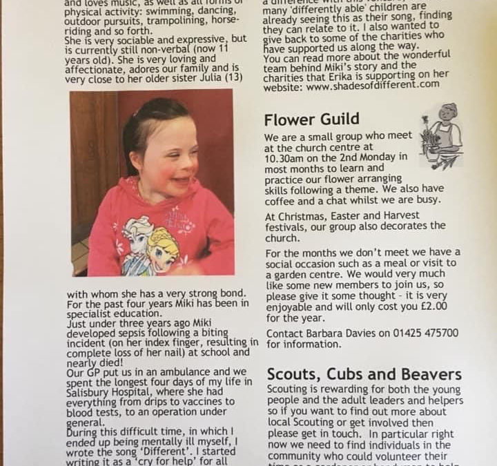 Good News Church & Community Magazine Article       April 2020