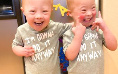 Fraternal twins with Down Syndrome in the States inspire many…
